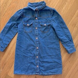 Zara girl’s western style denim dress
